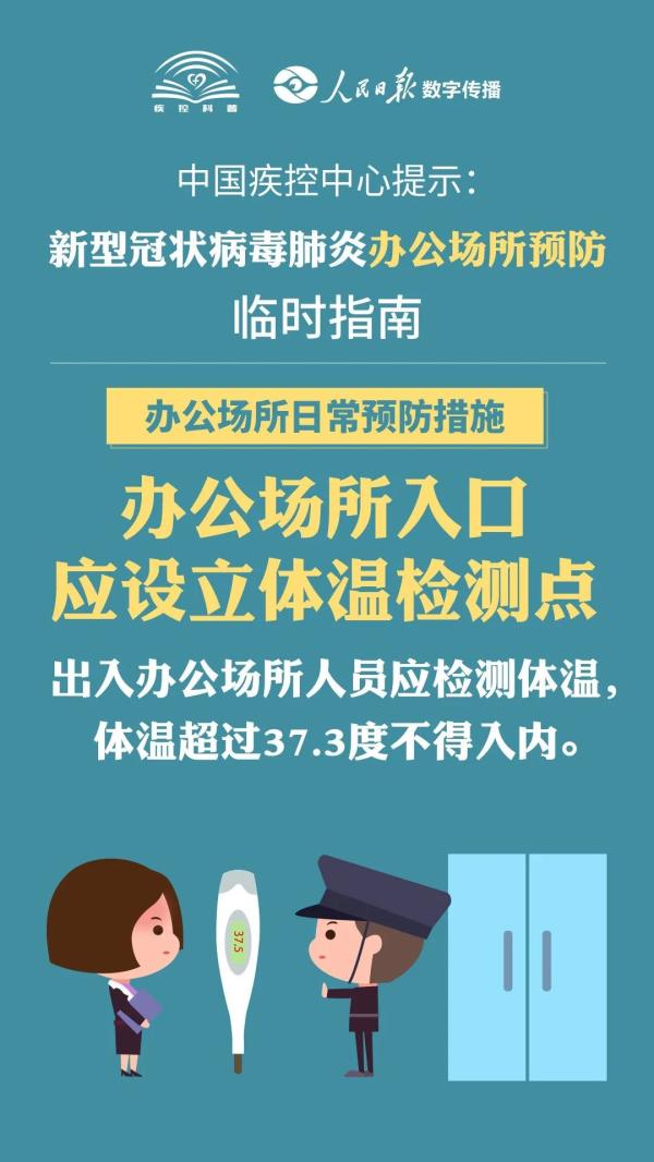 办公及公共场所新冠肺炎防控指南：工作前准备及场所要求